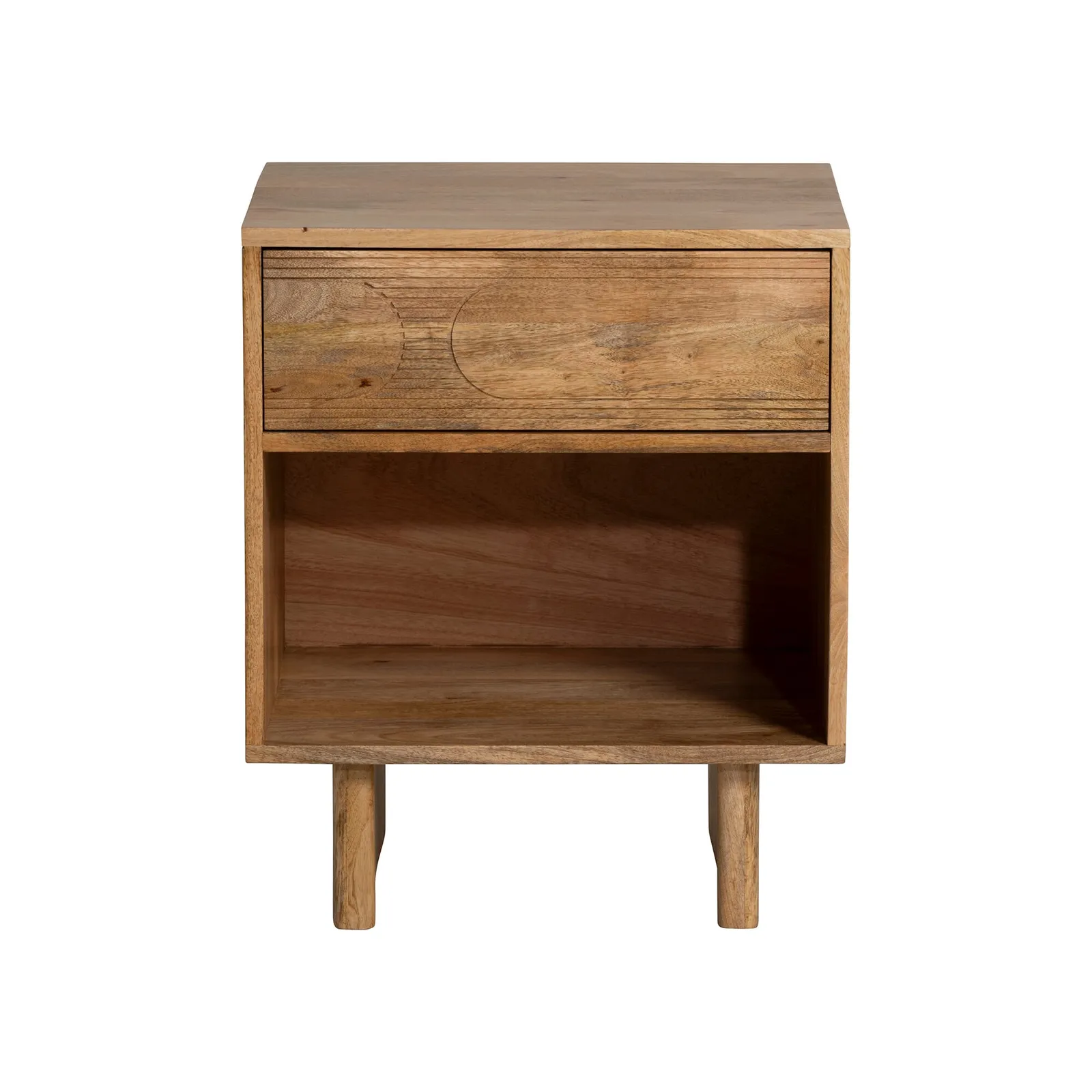 Zuberi Bedside Table 50X43X60Cm, Neutral Wood | Barker & Stonehouse 3