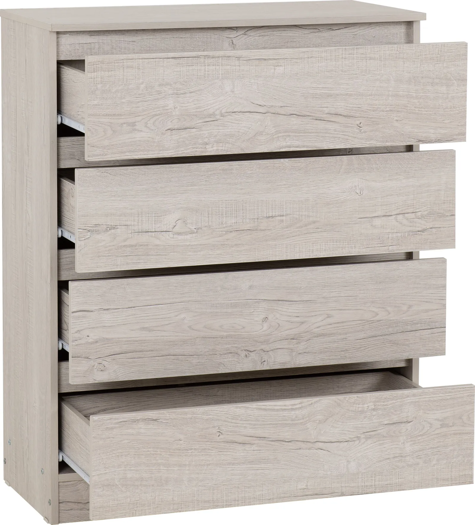 Seconique Malvern 4 Drawer Chest in Light Stone 4