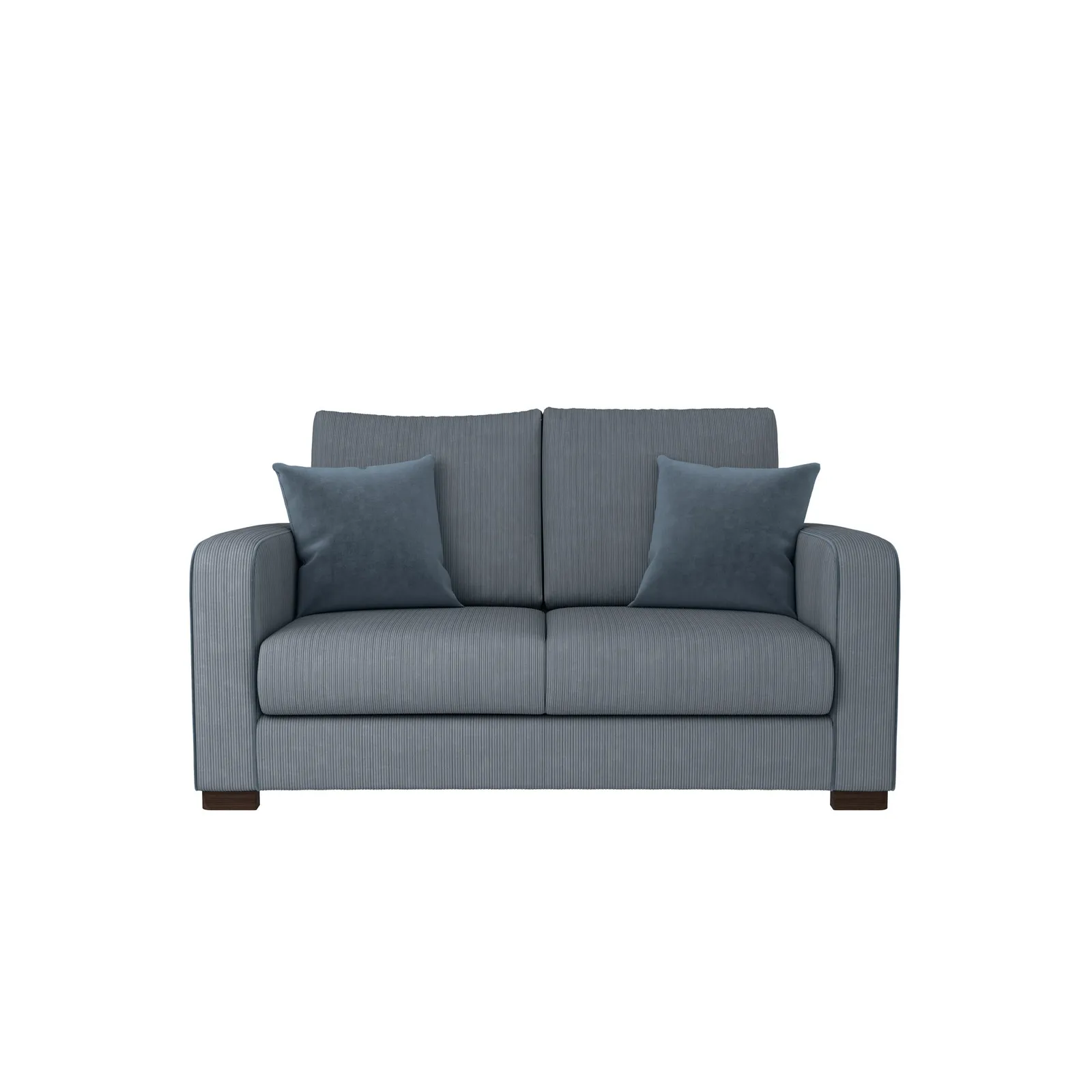 Carson Corduroy 2 Seater Sofa Blue
