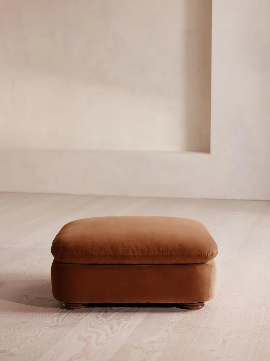 Rava Ottoman, Velvet, Cinnamon