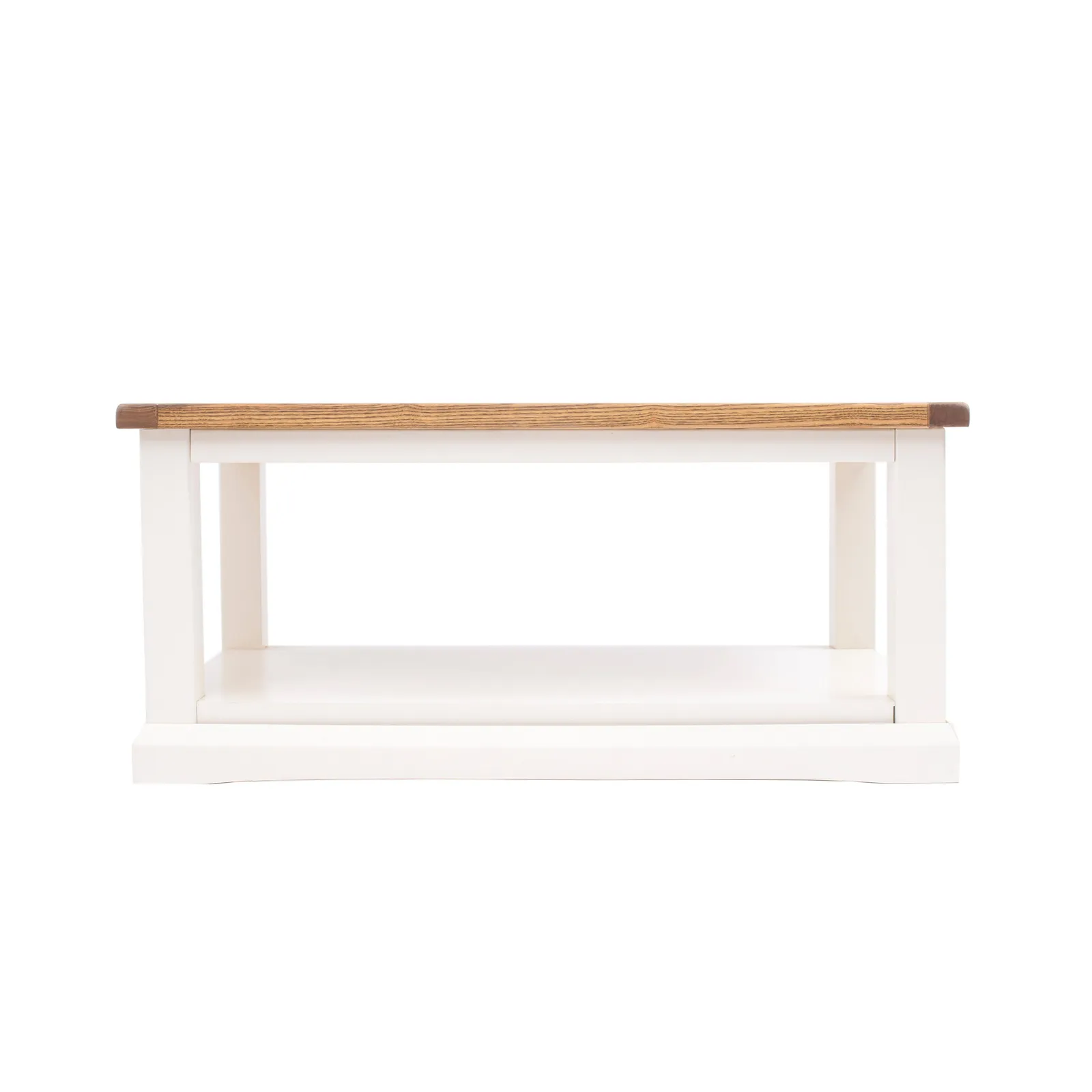 Cabinet Bits Coffee Table with Shelf - H45 W100 D60cm in Off-White 1