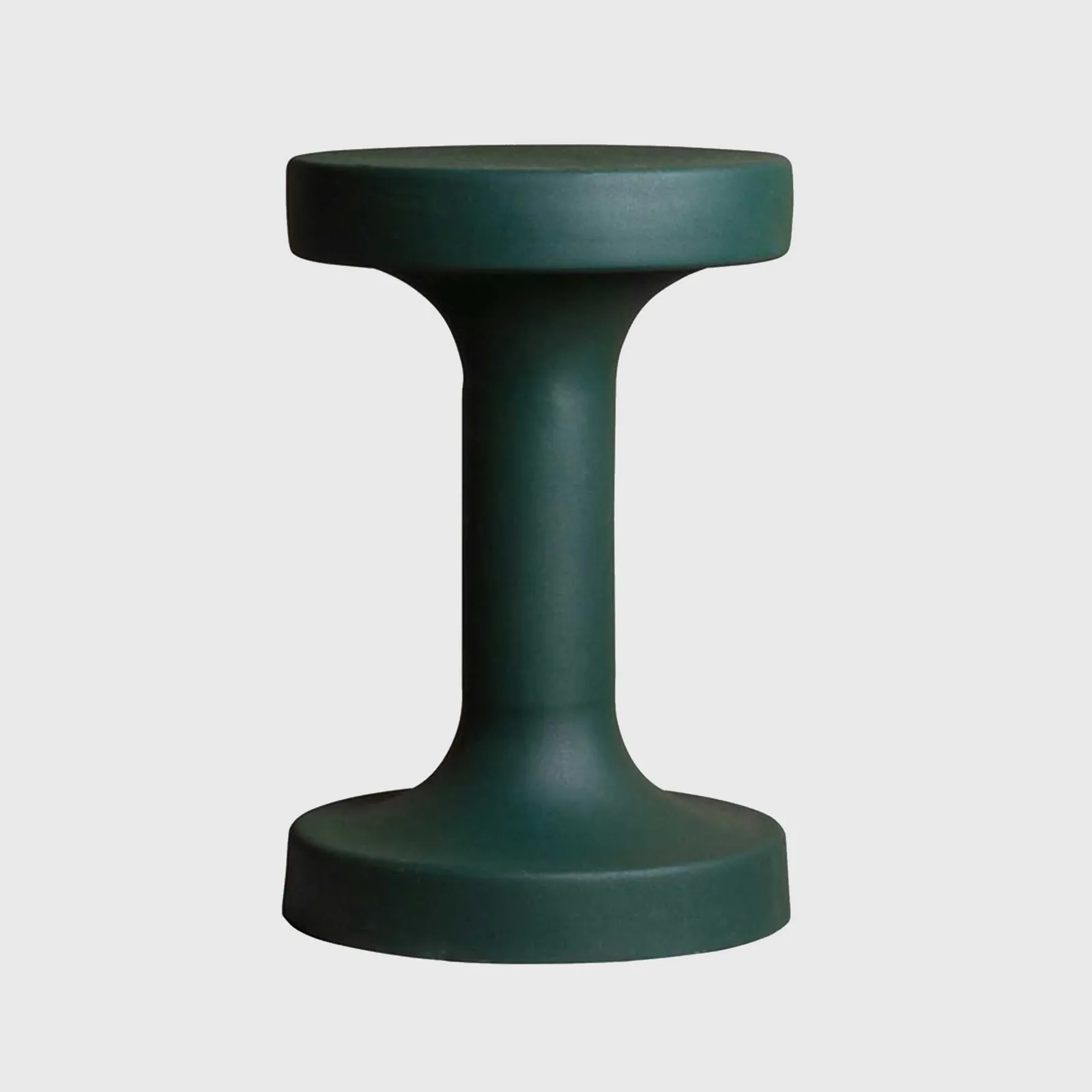 Pine Side Table, Round, Green Metal | Barker & Stonehouse 2