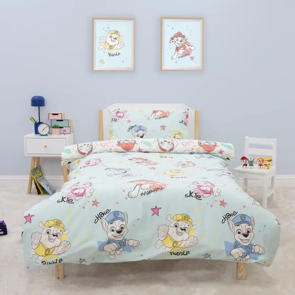 Paw Patrol Scribbled Duvet Cover & Pillowcase Set 2