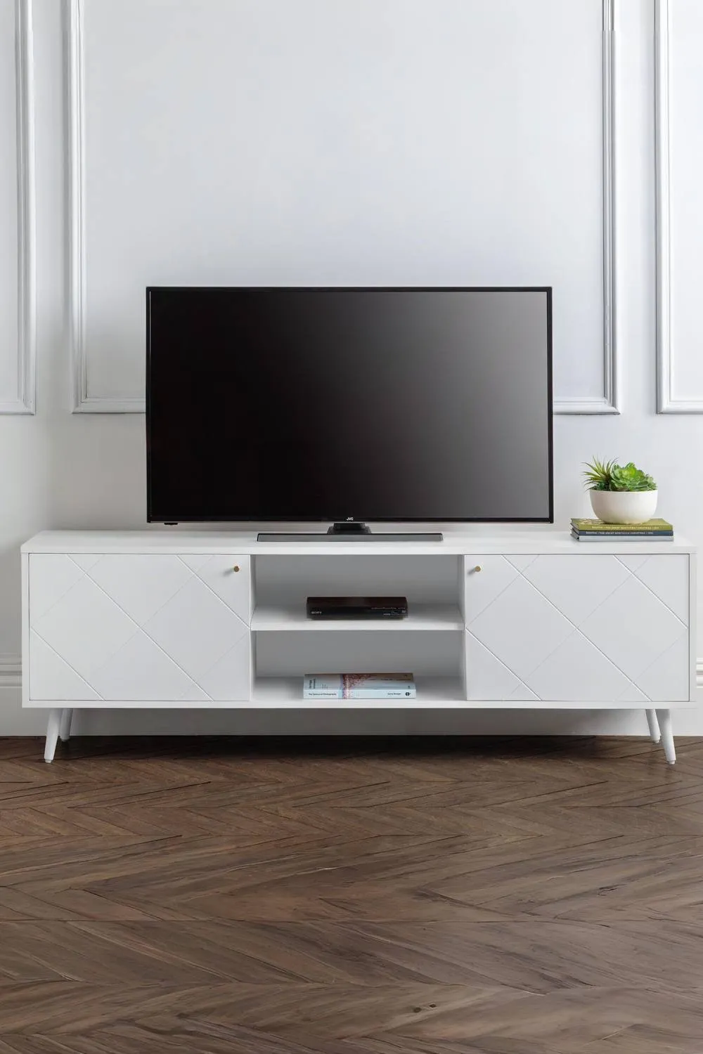 Julian Bowen Moritz TV Unit in White