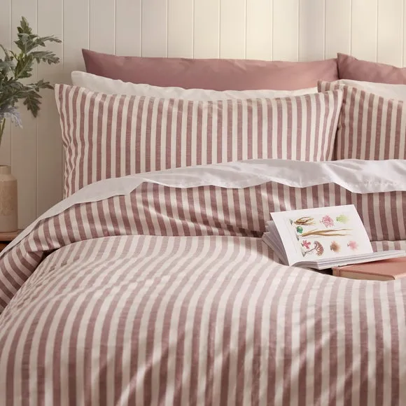 Portloe Stripe 100% Cotton Duvet Cover & Pillowcase Set 2