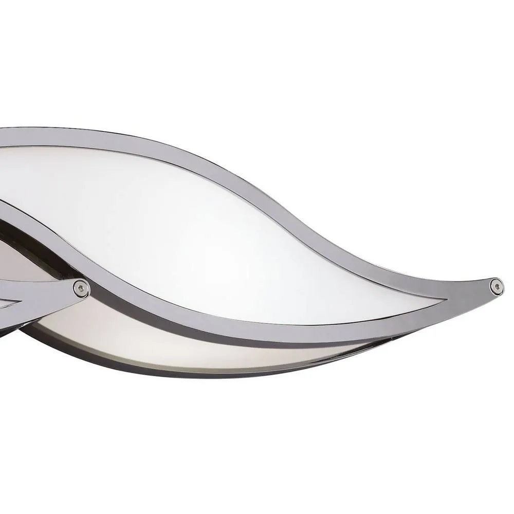 Netlighting Sintesys Wall Lamp GU10 2 Light Small Polished Chrome in Grey 5