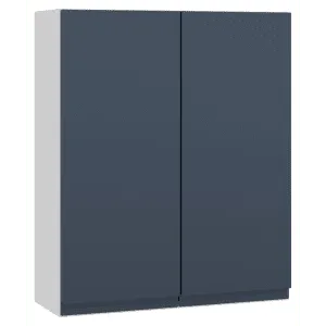 Wickes Lakemoor Navy Blue Slimline Depth Wall Unit - 600mm