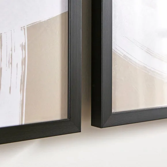 Set of 2 Abstract Natural Curves Framed Prints 2
