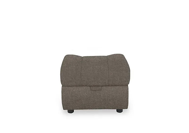 Aero Fabric Storage Footstool - Anivia Brown