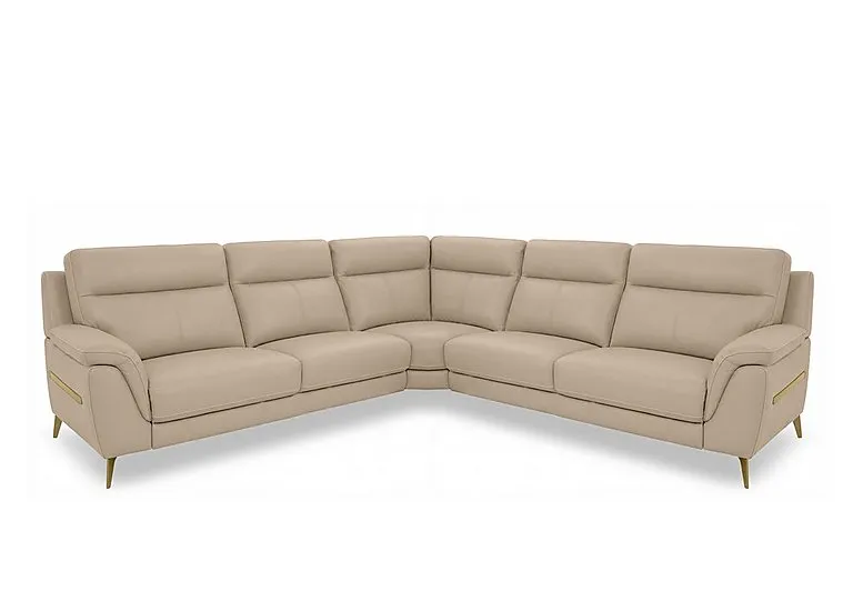 Eclipse Large Leather Corner Sofa