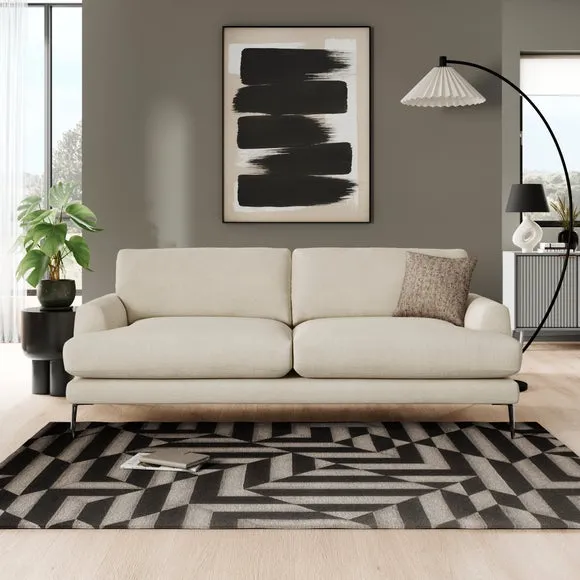 Lawson Chunky Tonal Weave 4 Seater Sofa 1