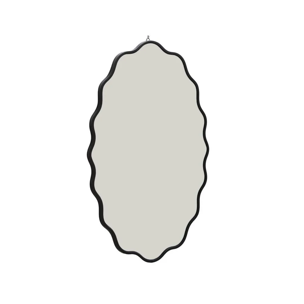 sweeek mirror wood decor 90cm in Black