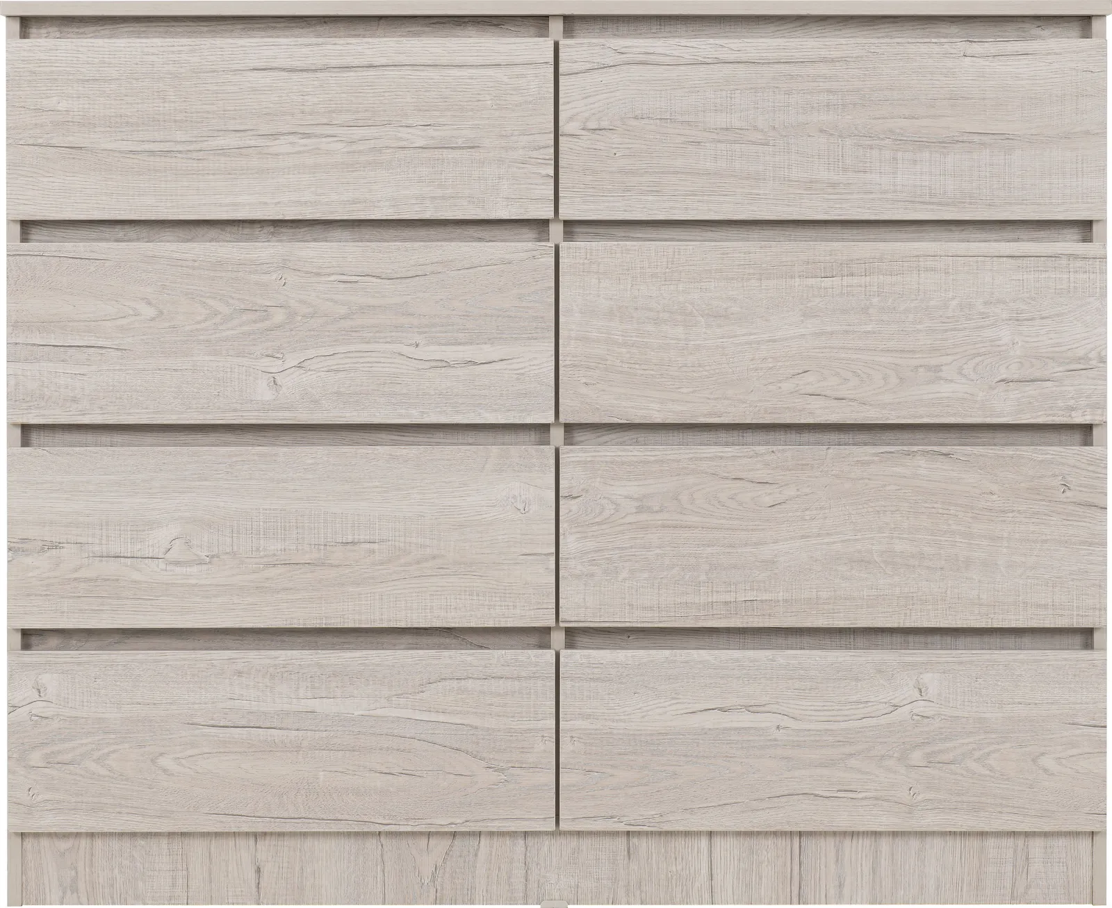 Seconique Malvern 8 Drawer Chest in Light Stone 3