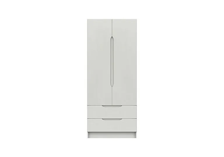 St Pancras 2 Door 2 Drawer Wardrobe - White