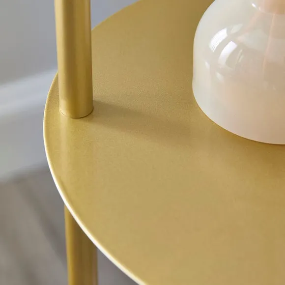Jakob Round Shelved Floor Lamp 3