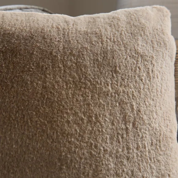 Double Sided Faux Fur Square Cushion 2