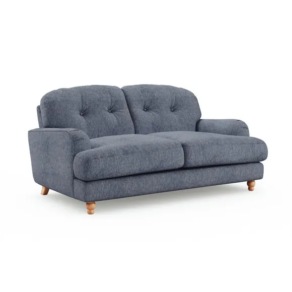 Martha Faux Linen 2 Seater Sofa 6
