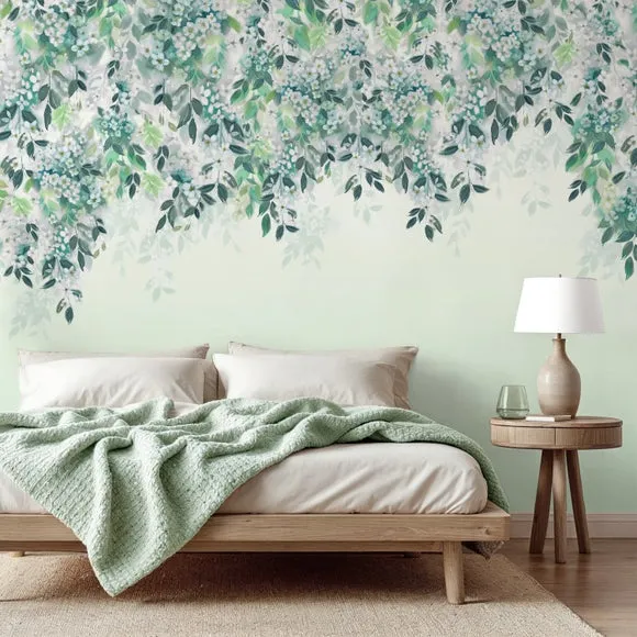Flo Trailing Leaf Wall Mural 1