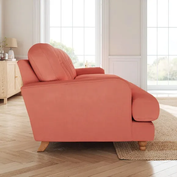 Martha Matte Plush Velvet 4 Seater Sofa 2