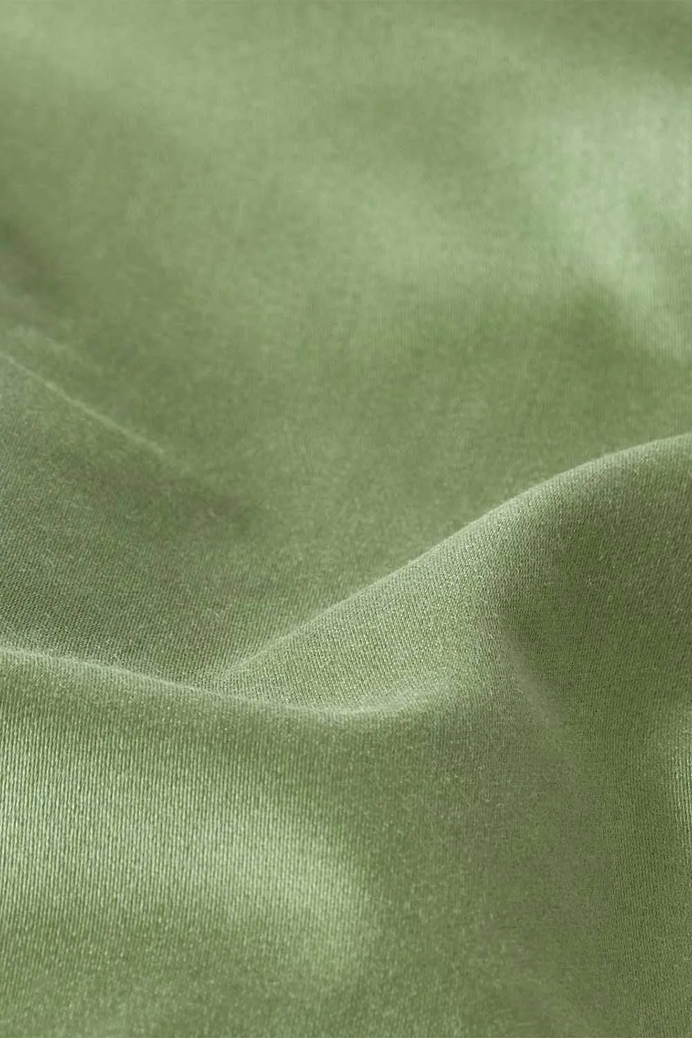 Homescapes Sateen Cotton Duvet Cover Set 400 TC in Green 4