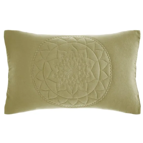 Quilted Mandala Duvet Cover and Pillowcase Set 6