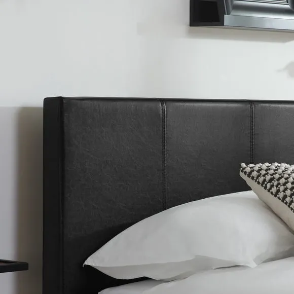 Berlin Ottoman Bed Frame, Faux Leather 3