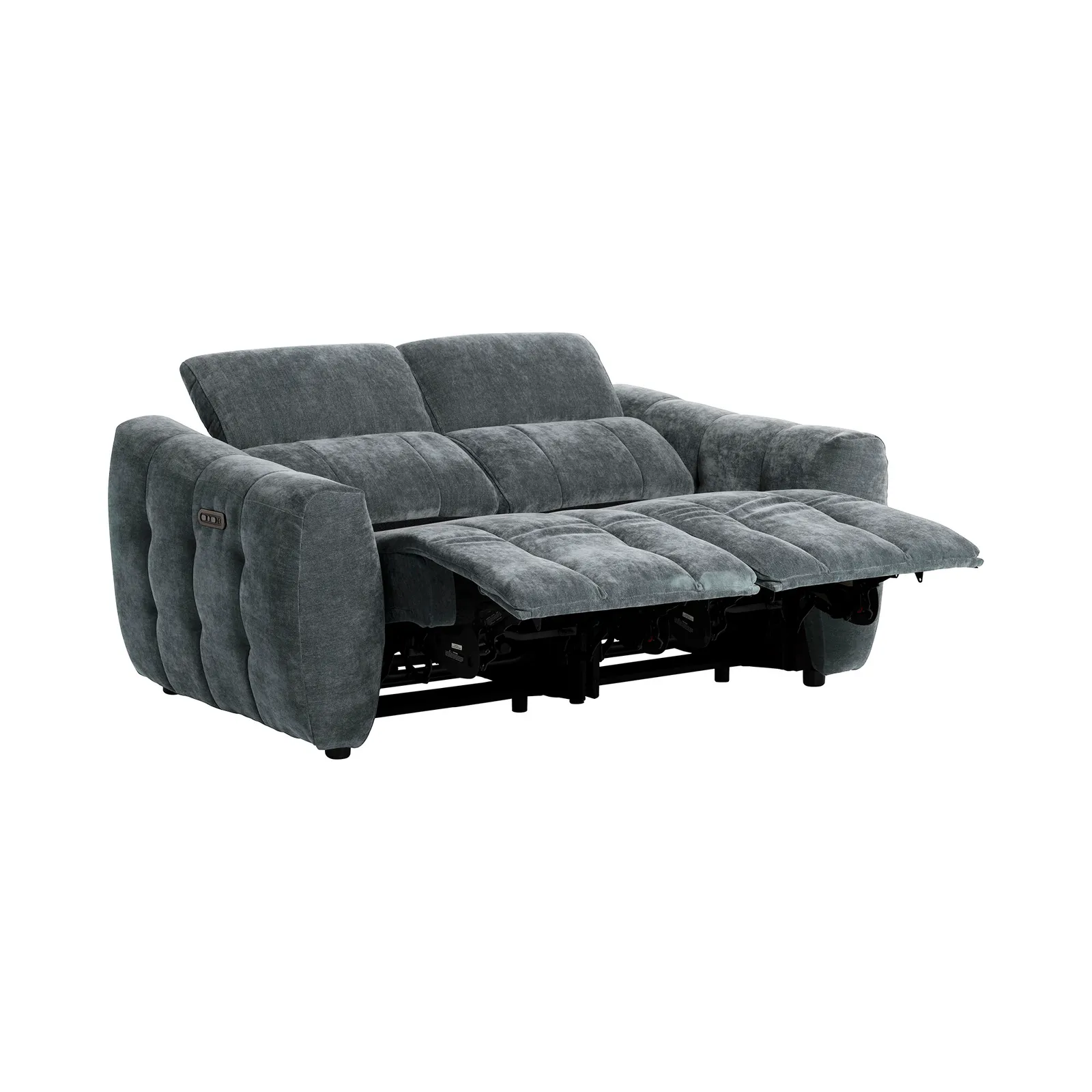 Montgomery 2 Power Seater & Headrest, Grey Fabric | Barker & Stonehouse 5