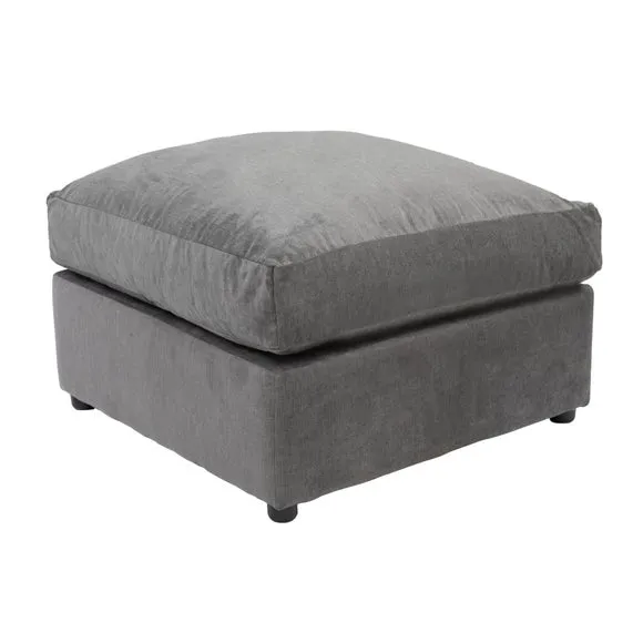 Washington Brushed Chenille Footstool 2