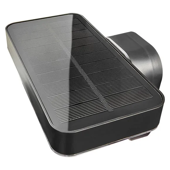 Nordlux Rica Square Solar - Wall light - Black, Black 5