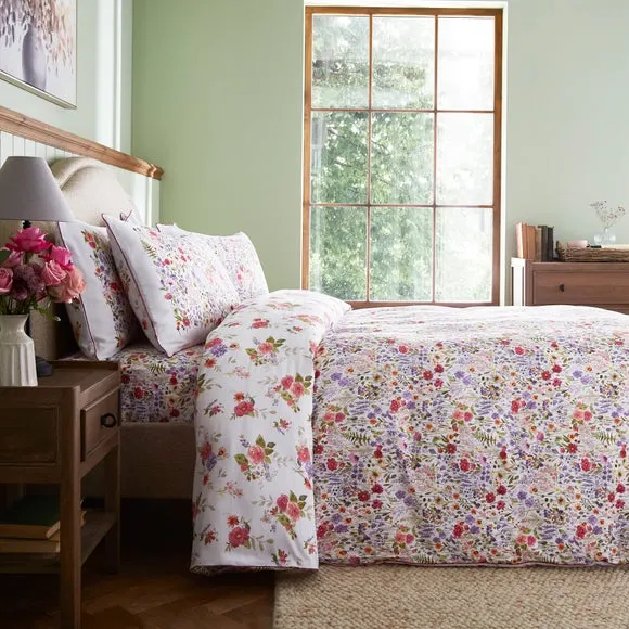 Dorma Modern Ditsy Multicoloured 100% Cotton Duvet Cover & Pillowcase Set 3