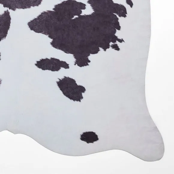 Faux Cow Print Rug 5