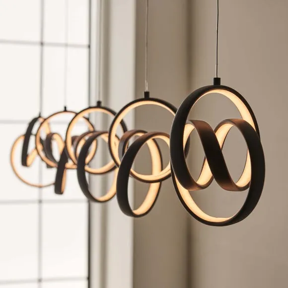Vogue Rocco 5 Light Diner Ceiling Light 4
