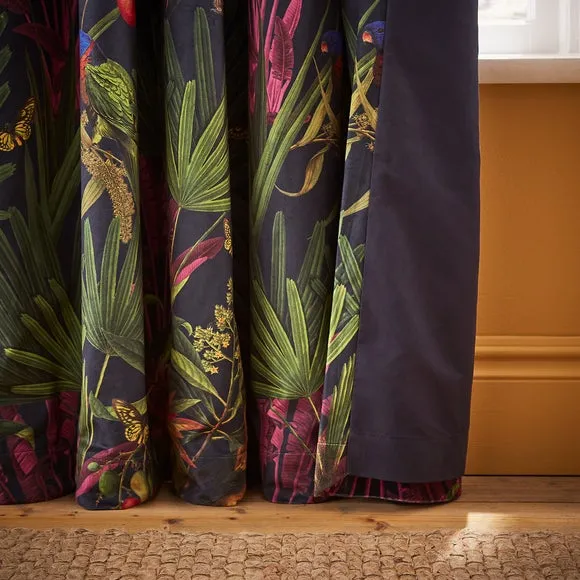 Tropical Treasures Pencil Pleat Curtains 5