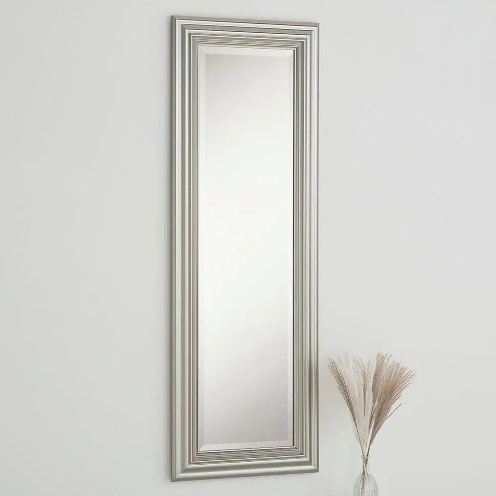 Yearn Mirrors Silvery Champagne dressing Mirror 128.5x44.5cm in Silver