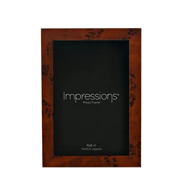 Impressions Dark Wood Effect Photo Frame 2