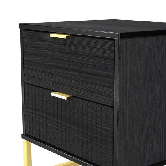 Harborne 2 Drawer Bedside Table 5