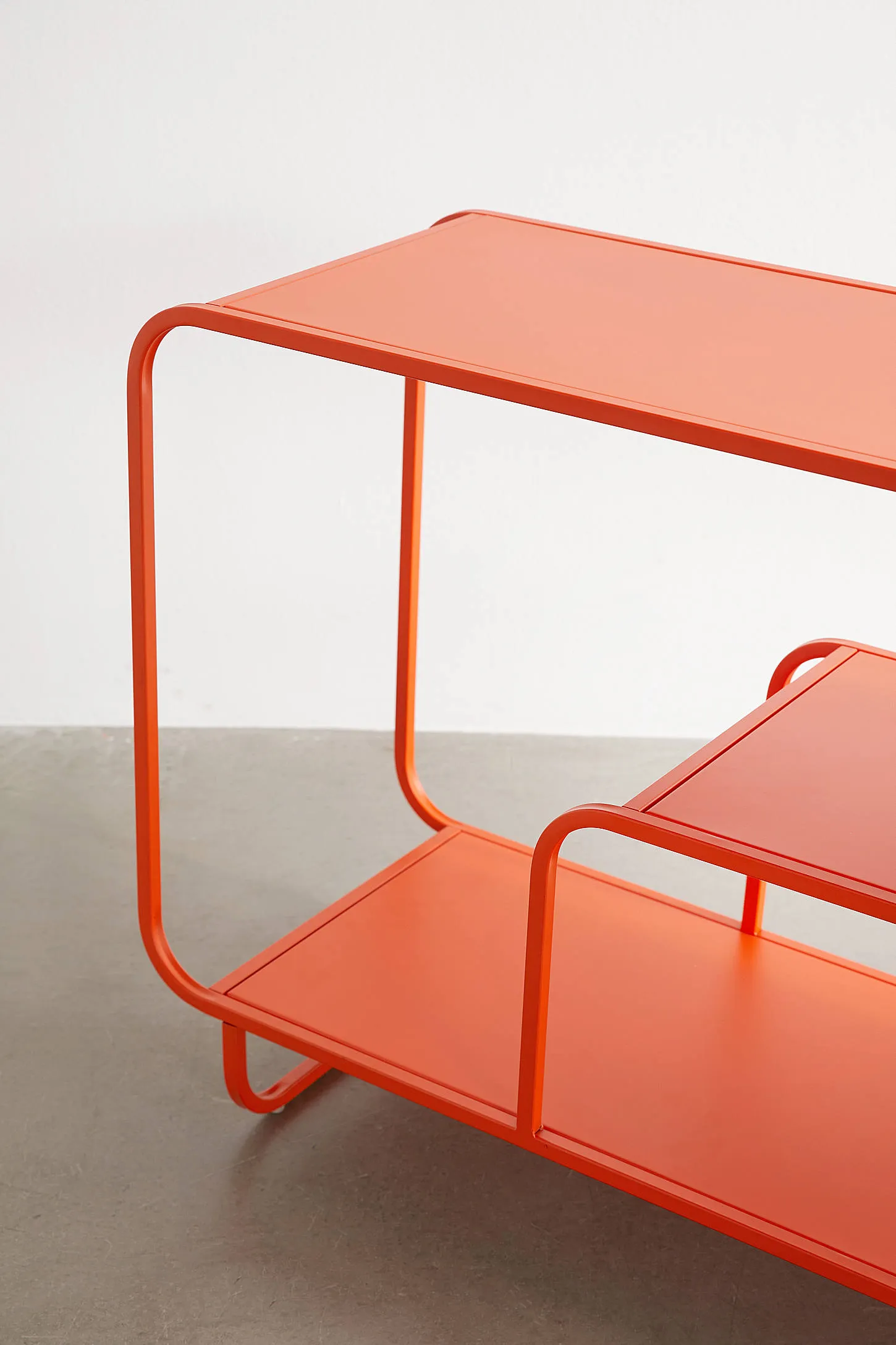 Alana Orange Console Media Stand - Orange 4
