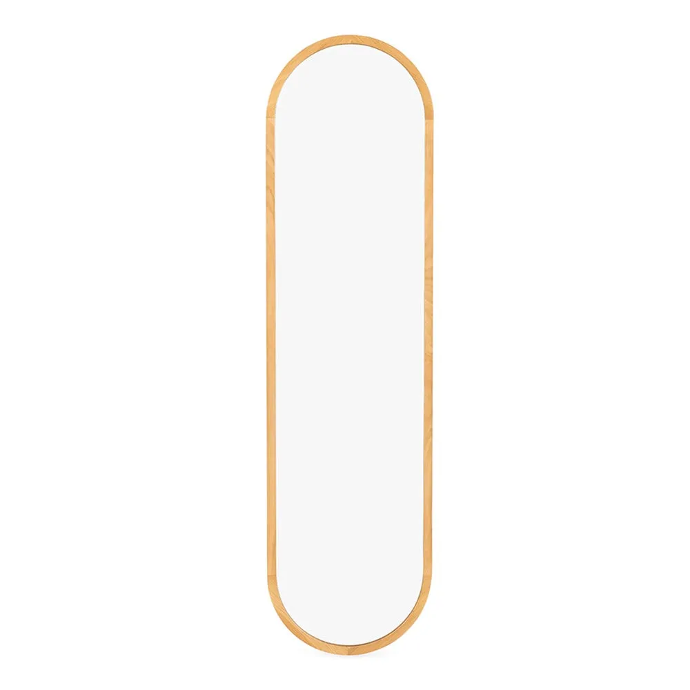 Heal's Anais Mirror Oval Oak 40 x 150cm 2