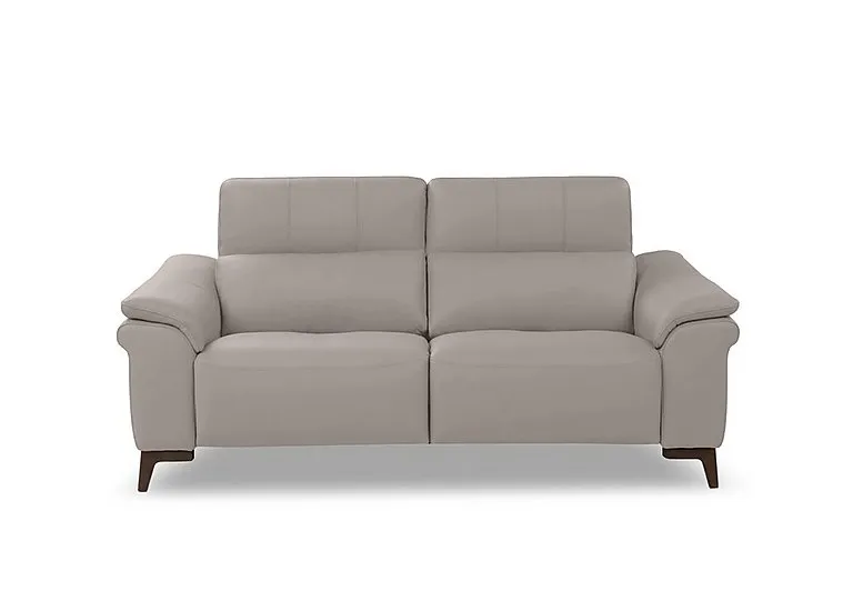 Marconi 2 Seater Leather Recliner Sofa with Headrests and Power Lumbar