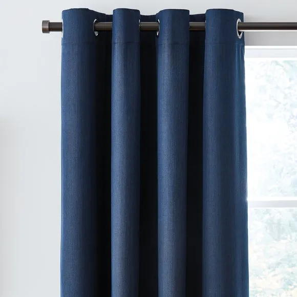 Solar Blackout Eyelet Curtains 1