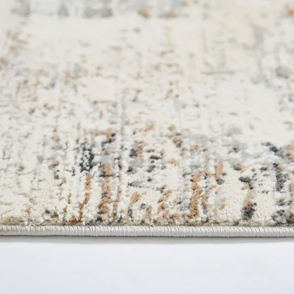 Distressed Look Abstract Rug 4