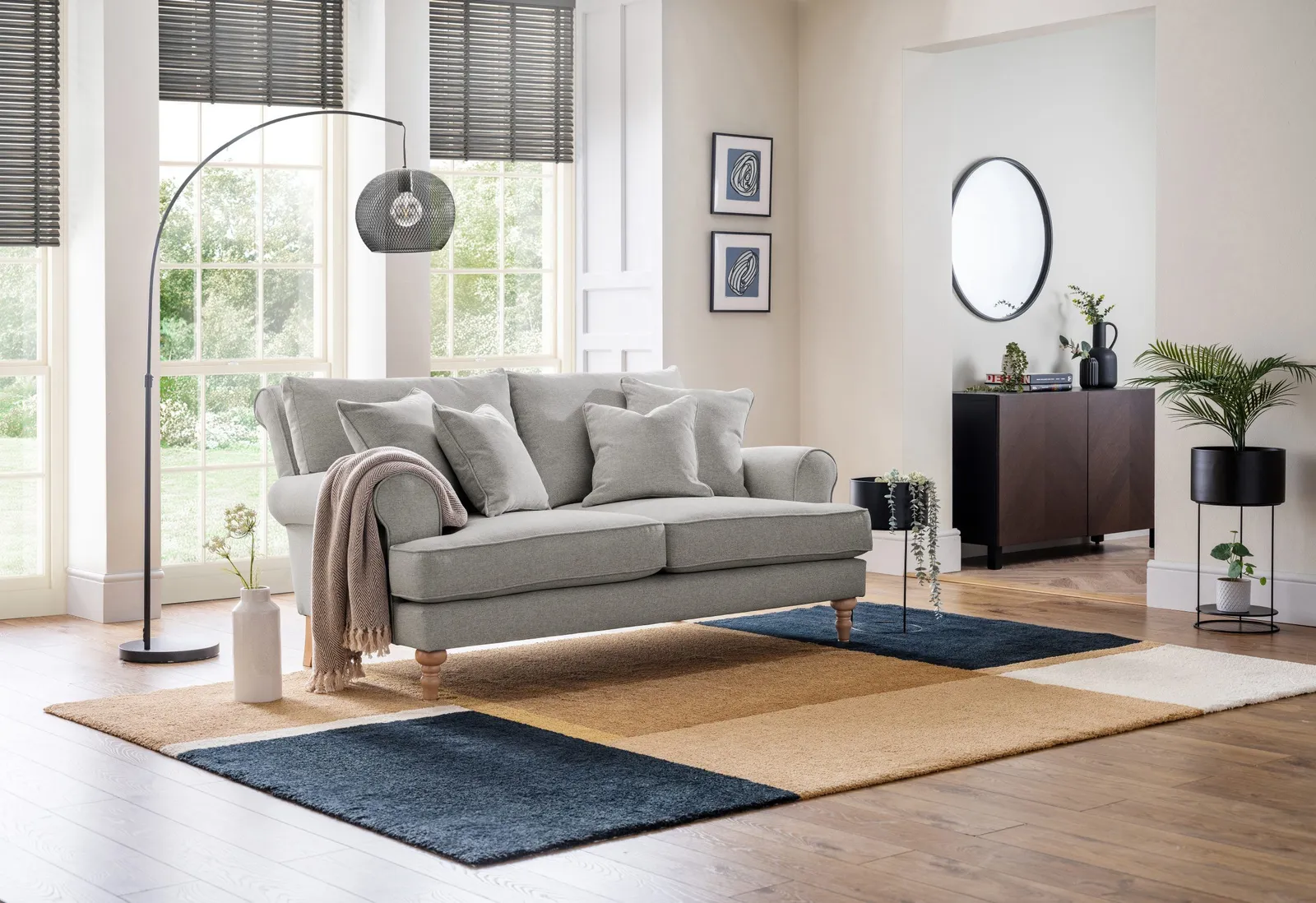 The Great Sofa Company Margot Small Sofa Faro Linen in Beige