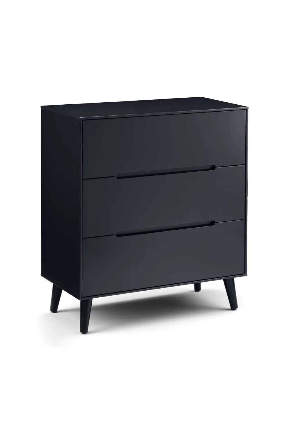 Julian Bowen Alicia 3 Drawer Chest in Black 2