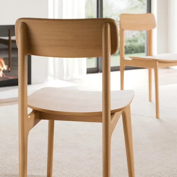 Malin Dining Chair, Oak 3