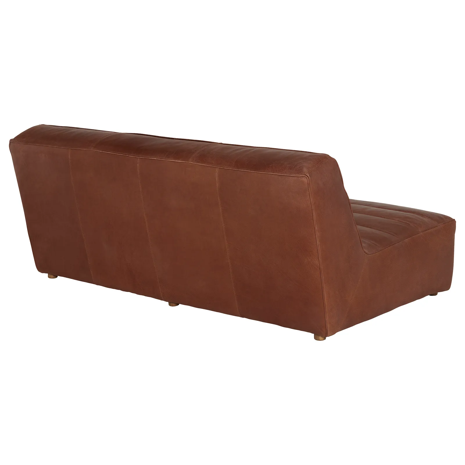 Timothy Oulton Shabby Sectional 3 Seater Modular Sofa, Brown Leather | Barker & Stonehouse 6