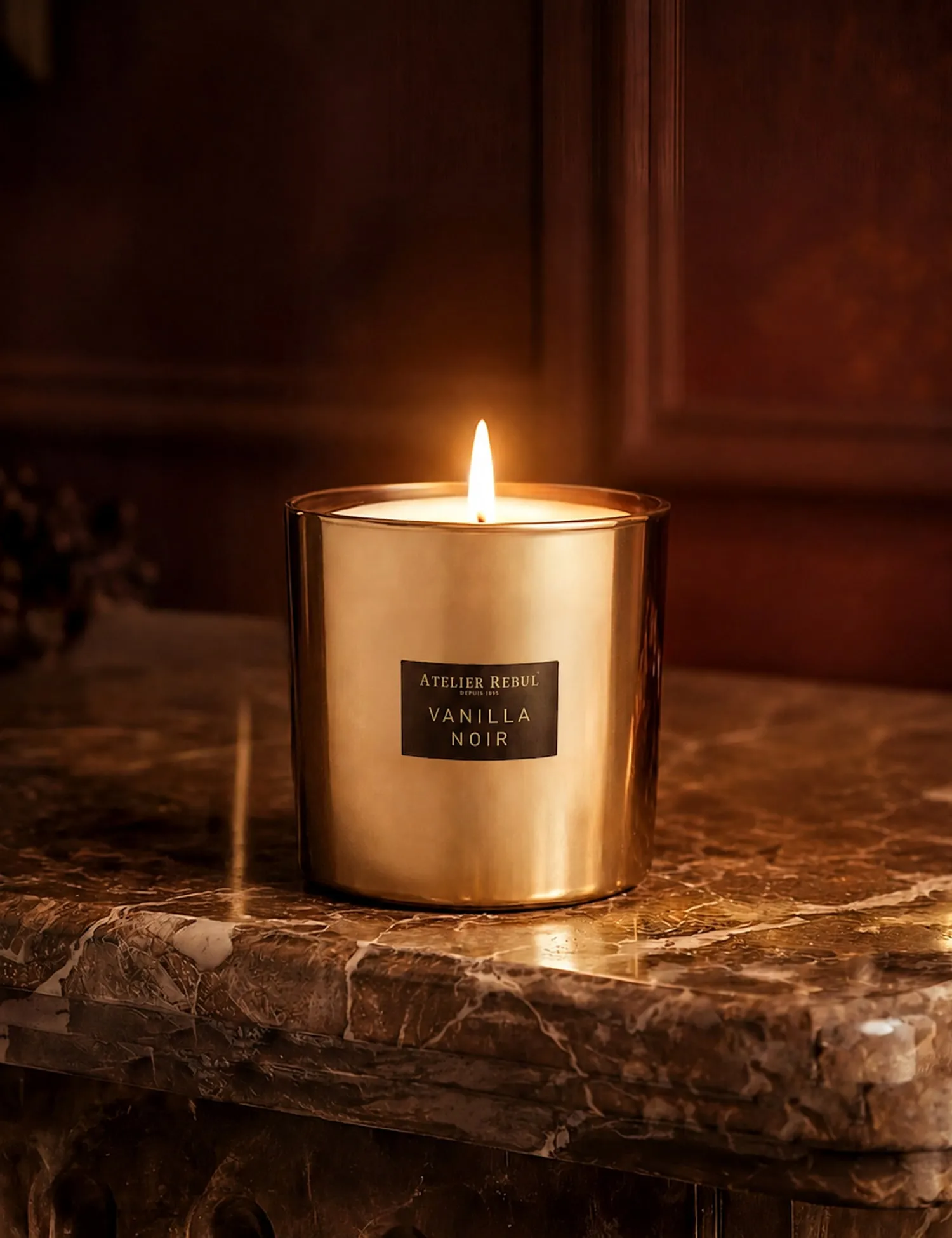 Atelier Rebul Vanilla Noir Scented Candle 120g No Colour