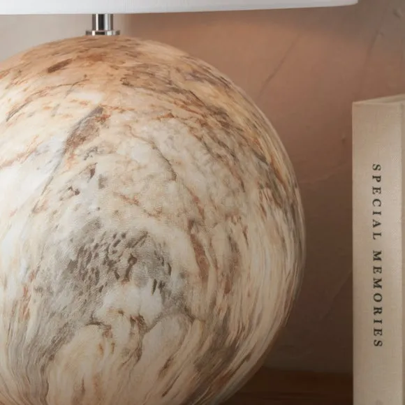 Pacific Lifestyle Viejo Large Stone Effect Ceramic Table Lamp 4