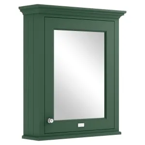 Bayswater Hunter Green Bathroom Mirror Cabinet - 600mm