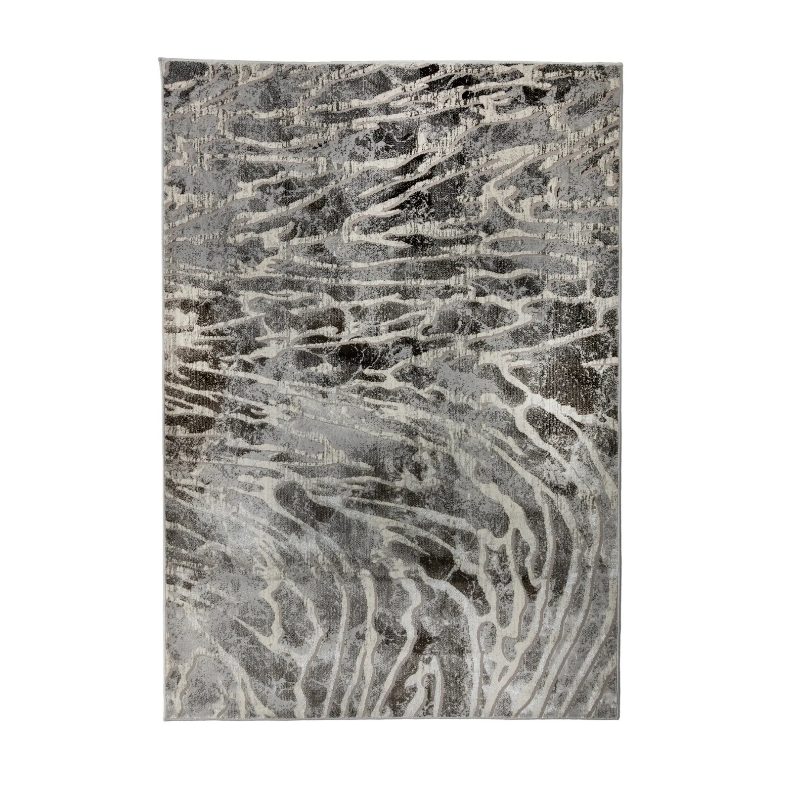 Lyra Rug Silver, White and Grey