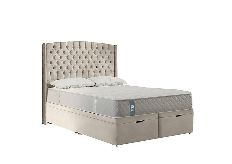 Waltham Ottoman Divan Set - King Size - Velvet Dove